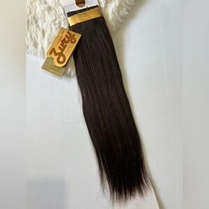 Ultra Silky #2 Dark Brown 100% Human hair Extensions in Straight hair 18in